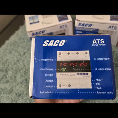 Transfer de corriente digitales 220v interruptor de cuchillas - 2/2