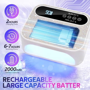 Lámparas UV/ LED recargables 168W - 2/6