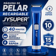 ✨ MÁQUINA DE PELAR ✨ Máquina de pelar recargable Jysuper ✅ Cuchillas: acero inoxidable 🛡️ Garantía: 15 dias 🚚 ENVÍO - Img 57708897