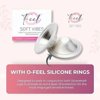 **PEZONERAS SILVERETTE Las tazas de lactancia de plata originales 925** - 2/3