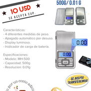 Pesa o Bascula de Joyería 500g / 0.01g - Img 48784714