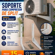 ❄️SOPORTE❄️ PARA SPLIT DE  9000 A 24000 BTU. MENSAJERÍA CON FACTURA Y GARANTÍA. 📲 54833699 - Img 55956687
