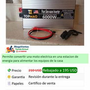 CONVERTIDOR DE 72V A 110V MARCA TOPMAQ DE 6000 WATTS - Img 55850804