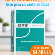 Papel Fotocopia 8,5x11" disponible en nuestra tienda online y almacén con pago efectivo euro o usd | No Particulares - Img 44140414