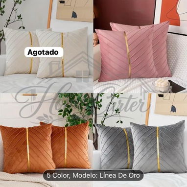 Cojines decorativos lista dorada*🌸(GHC) - Img 123067203