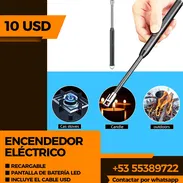 ENCENDEDOR ELECTRICO (RECARGABLE, INCLUYE EL CABLE USB, PANTALLA DE BATERIA LED). - Img 53248325