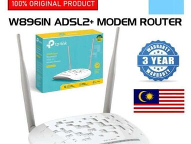 MODEM ROUTER ADSL NEW IDEAL PARA NAUTA HOGAR   TP-LINK TD-8961 WIFI-300/MB + ADSL2+VDSL  LLEGAR Y PONER  50996463 - Img main-image