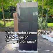 Refrigerador Lemax 10 pies³ Efecto espejo. Congelación seca. Mensajería incluida. - Img 58383066