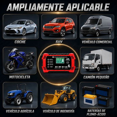 Cargador de baterias 12V 6A - 5/9