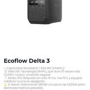 ecoflow delta 3 de 1024wh( 3600w). emilivariedad 💯 - Img 56786475