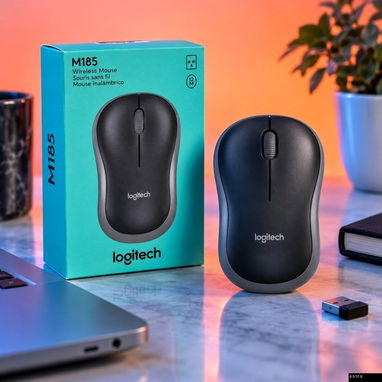Mouse inalámbrico Logitech M185 - 2/3