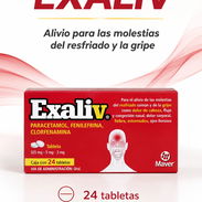 Exaliv – Caja de 24 tabletas para gripe y resfriado - Img 57075924