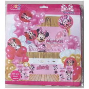 **Set decorativo completo de Minnie Mouse 100PIEZAS** - Img 56708262