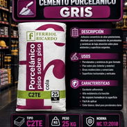 Cemento porcelánico gris - Img 58354452