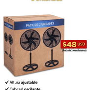 Pack de 2 ventiladores ciclón RUDENKOV 18 pulgadas por solo 48 usd - Img 55025925