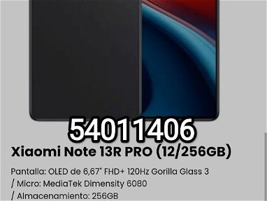 !!!Xiaomi Note 13R PRO (12/256GB) Pantalla: OLED de 6,67" FHD+ 120Hz Gorilla Glass 3 / Micro: MediaTek Dimensity 6080!! - Img main-image