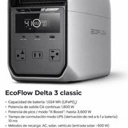 EcoFlow delta 3 Classic y Planta Sankey por gas - Img 55301190