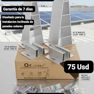 kit de estructura o soporte tipo torre de aluminio diseñado para la instalación inclinada de paneles solares. - Img 56860593