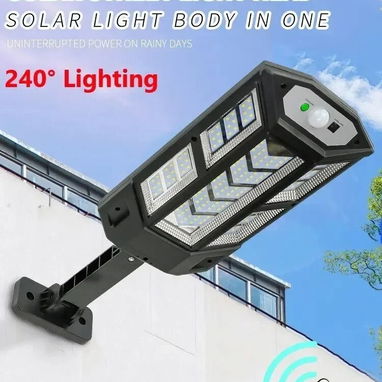 Lámpara solar para exteriores con sensor de movimiento, 4 modos, impermeable IP65. Nueva en su caja! - Img 118050331