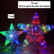 Estrella de navidad de luces para la punta del arbolito - Img 58348391