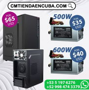 $35 FUENTE 500W/$40 FUENTE 600W/$65 FUENTE 450W GAMER/$85 FUENTE 550W GAMER/$65 CHASI C/FUENTE 500W - WHATS +5351976276 - Img 43113659