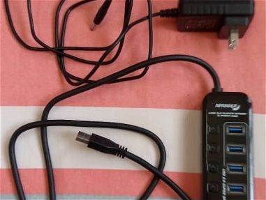 ☀️ APROVECHA ☀️ HUB USB APANAGE 7 PUERTOS USB 3.0 + TRANSFORMADOR DE CORRIENTE + CABLE USB EN 25USD O AL CAMBIO - Img main-image