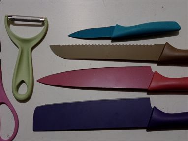Set de cuchillos antiadherente de acero inoxidable - Img main-image-45381279