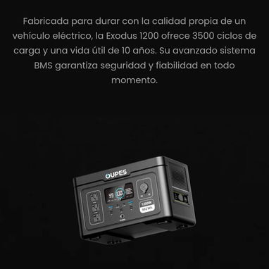 Capacidad: 992 Wh • Potencia de salida: 1200 W • Batería de litio de alta calidad • precio 580 USD mensajería gratis - Img 121495412