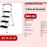ESCALERA DOMÉSTICA PLEGABLE DE 4 NIVELES CON MANIJA ACOLCHADA VPT-0109 - Img 56197873