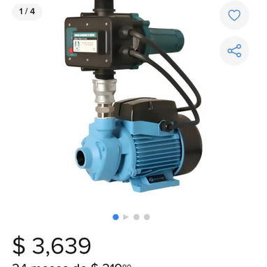 Tenemos kiwanes digitales de 1/2 hp y 1 hp para aumentar la presión de agua en la línea de la casa y que pueda utilizar - Img 120029158