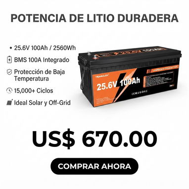 ALMACENAMIENTO DE ENERGÍA Y RESPALDO IDEAL - 9/10