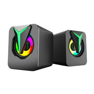 Bocinas RGB para PC con control de volumen y salida Jack 3.5mm y USB *Tienda Online* - Img 111112655