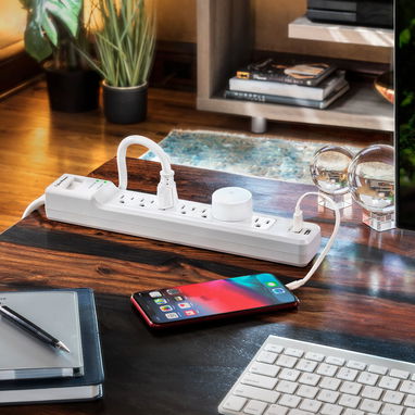 PROTECTOR DE VOLTAJE CYBERPOWER 7 TOMAS 2 USB 2000 JOULES PARA PC TV CONSOLAS ENVÍO DISPONIBLE + GARANTÍA - Img 124125812