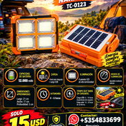 💡LÁMPARA 💡 RECARGABLE NARANJA TC-0123.  TENEMOS MENSAJERÍA, DAMOS FACTURA Y GARANTÍA. 📲 54833699 - Img 57808370