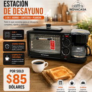Horno cafetera Plancha de desayuno 3 en 1. 85usd - Img 56140294