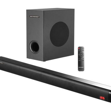 barra de sonido PREMIER c/subwoofer usb/bt/tf/aux/hdmi/optica con control remoto - Img 120562742