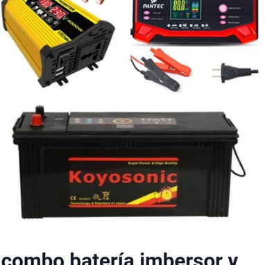 Convertidor , Cargador de batería y todos las baterías de diferentes amp libres d mantenimiento - Img 95764760