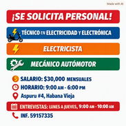 Plazas de Electricidad, Electrónica y Mecánica Automotor – $30,000 mensuales - Habana (Kinetica) - Img 57037932