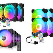 Kit de Fanes RGB  traen su Caja Controladora..En la descripción los detalles - Img 45638690