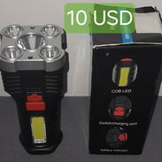 🔥Linterna 5 focos  ✅️Precio 10 USD  Gran potencia y eficiencia, cuenta con indicador de batería   🎁Aceptamos todo tipo - Img 56183661