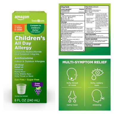 Cetrizine en suspensión para niños y adultos mayores de 2 años - Img 92516530