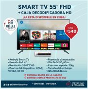 Smart tv 55 FHD más caja descodificadora HD - Img 45876759