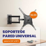 Soporte de pared universal para tv (14" a 55") - Img 56865008