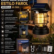 💡LAMPARA ☀️ SOLAR ESTILO FAROL. MENSAJERÍA CON FACTURA Y GARANTÍA. 📲 54833699 - Img 56349085
