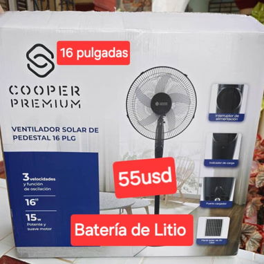 Ventiladores recargables de 16 y 18 pulgadas, con batería de Litio - Img 123485220
