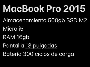 Vendo MacBook Pro 13” del 2015 telf:55657002 - Img 64236254