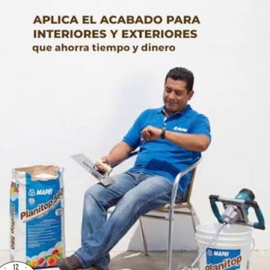 Masilla planitop 560 para pared acabado super liso - 2/2