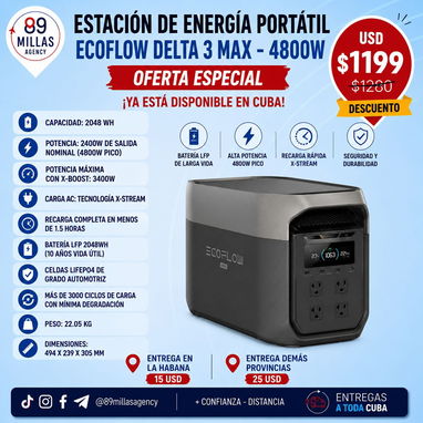 Estacion de Energía  Portatil Delta 3 - Img 123061751