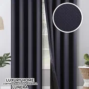 Juego de cortinas Blackout de argollas - Img 52815378