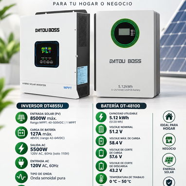 Eco worthy inversor y batería - 2/2